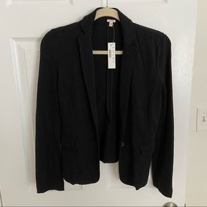 J. Crew Black Cotton Blazer